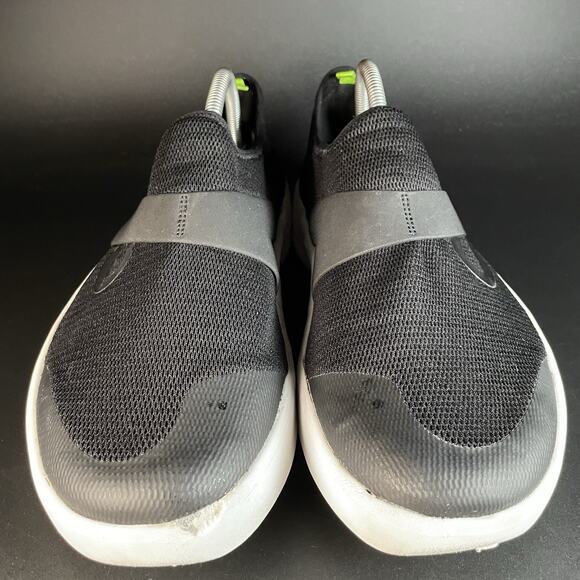 Oofos OOmg eeZee Men’s Size 12.5 Black Comfort Slip On Recovery Sneaker Shoe EUC - Picture 2 of 9